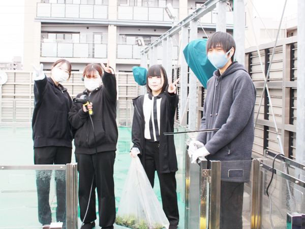 １年生、年度末の大掃除♪